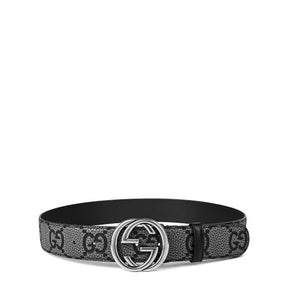 Men's Interlocking GG Leather Belt