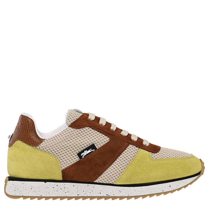 Le Pliage Green Sneakers Bark - Leather