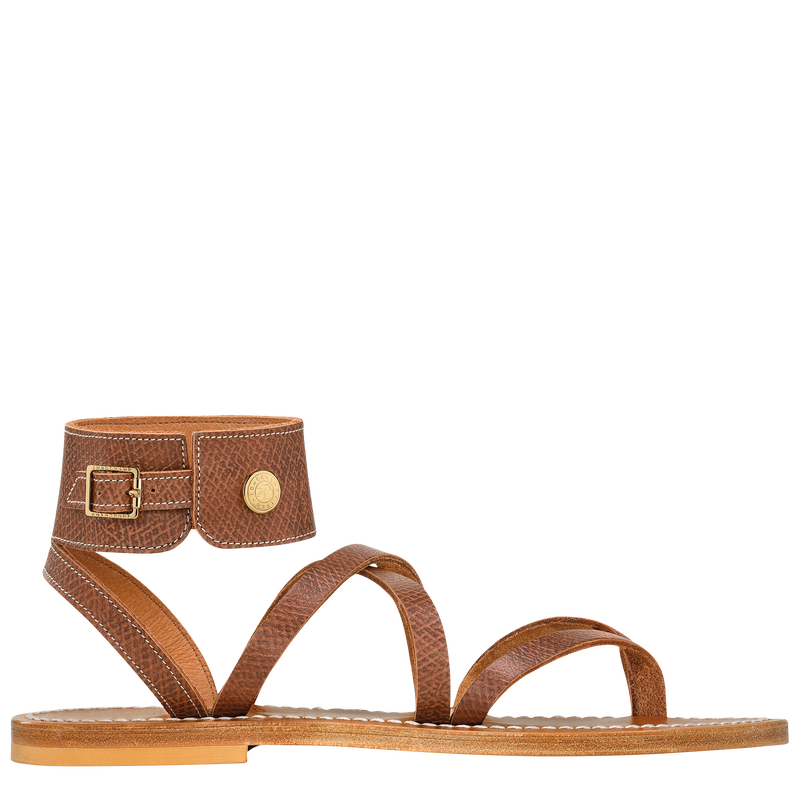 Longchamp x K.Jacques Sandals Brown - Leather