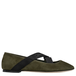 Energy Ballerinas Khaki - Leather