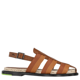 Shadow Sandals Cognac - Leather