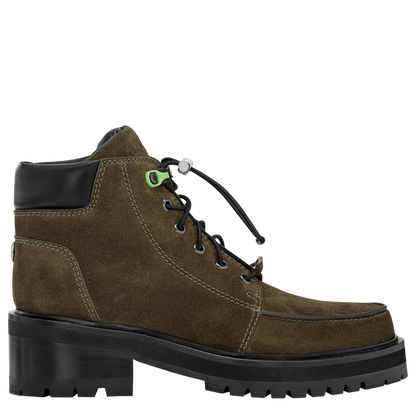 La Baroudeuse Low Boots Olive - Leather