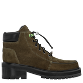 La Baroudeuse Low Boots Olive - Leather