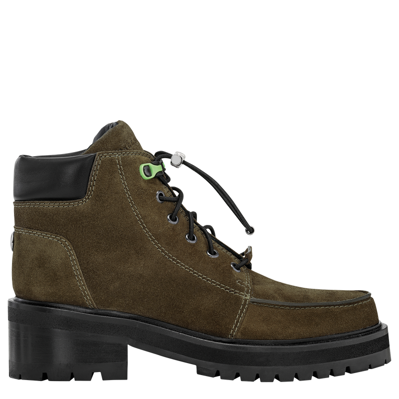 La Baroudeuse Low Boots Olive - Leather