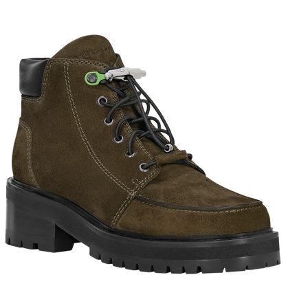 La Baroudeuse Low Boots Olive - Leather