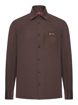 TWILL SHIRT WITH HOOK