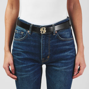 Women's B Icon Leather Belt