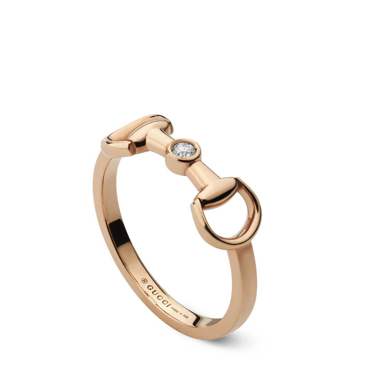 18k Horsebit Diamond Ring