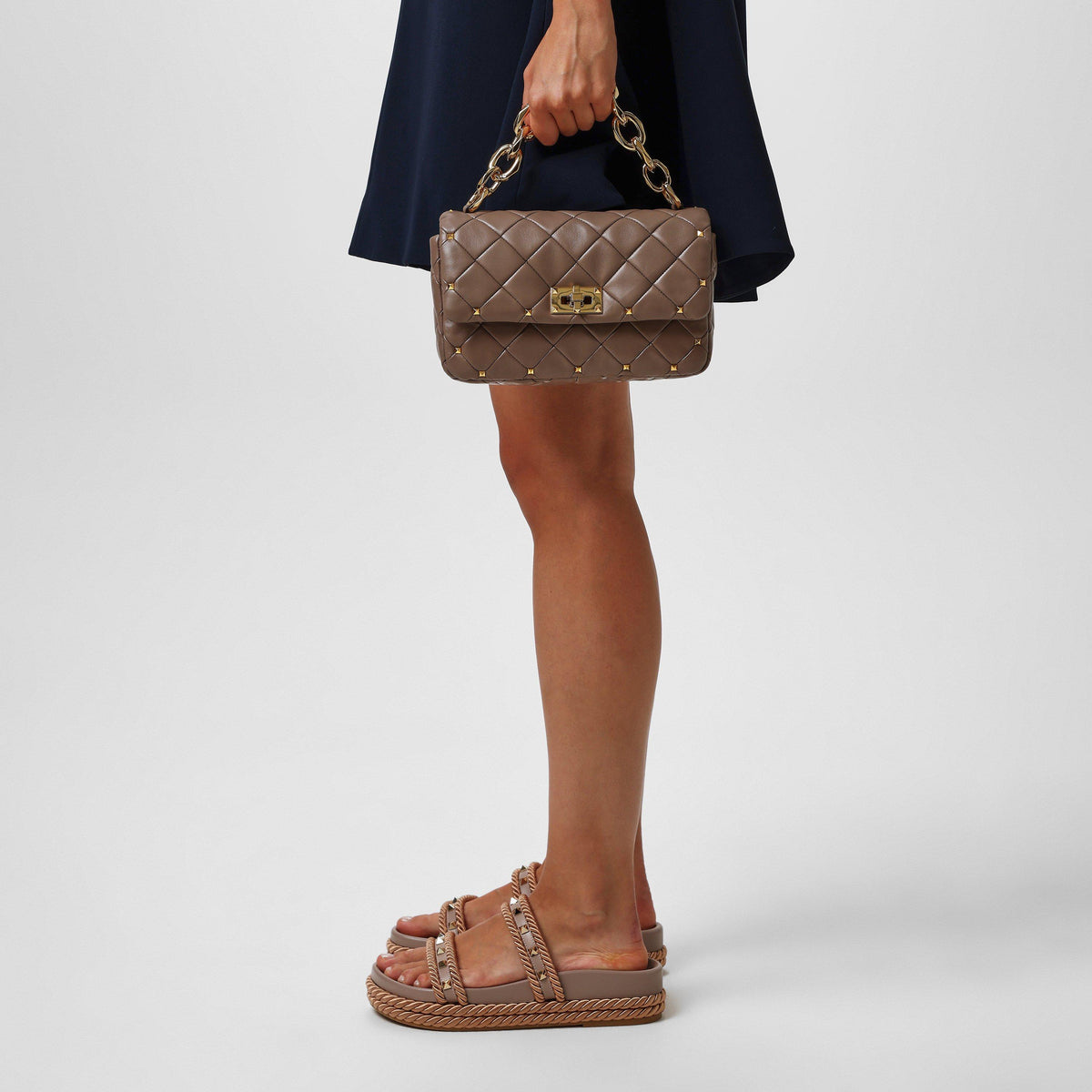 Rockstud Spike Shoulder Bag