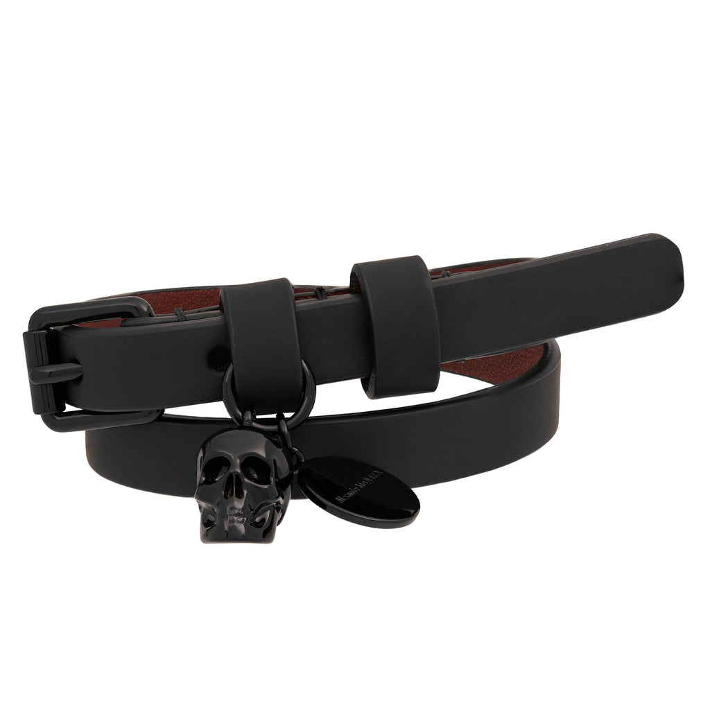 Studded Leather Wrap Bracelet