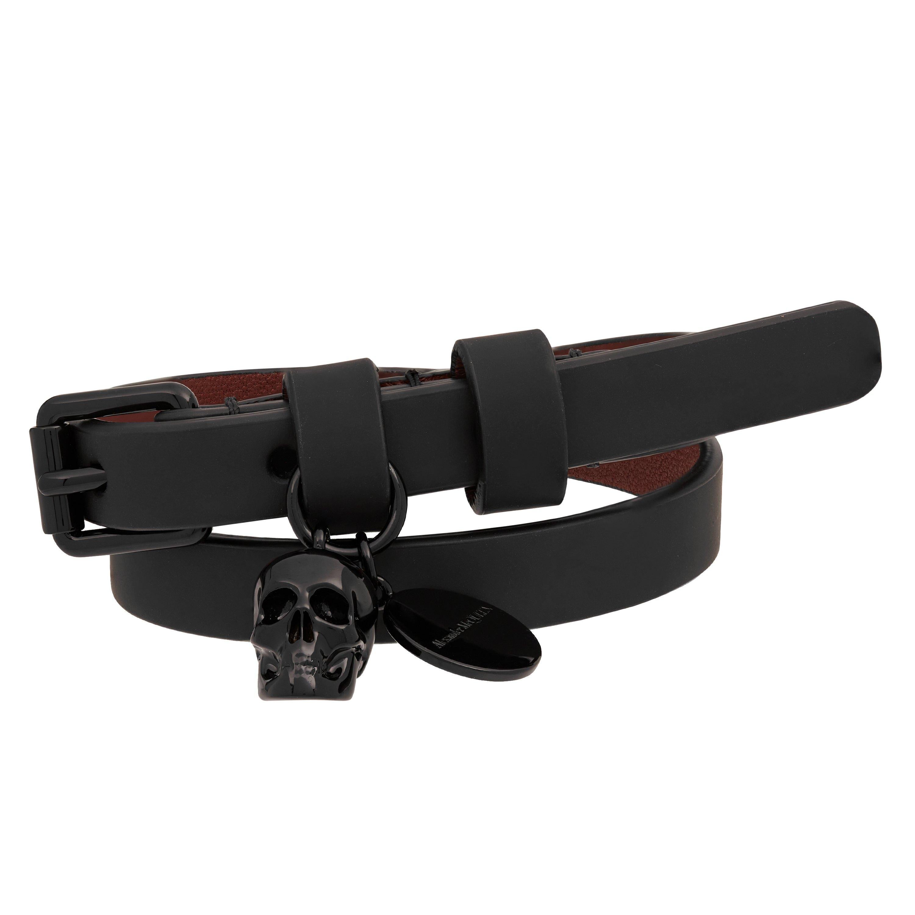 Studded Leather Wrap Bracelet