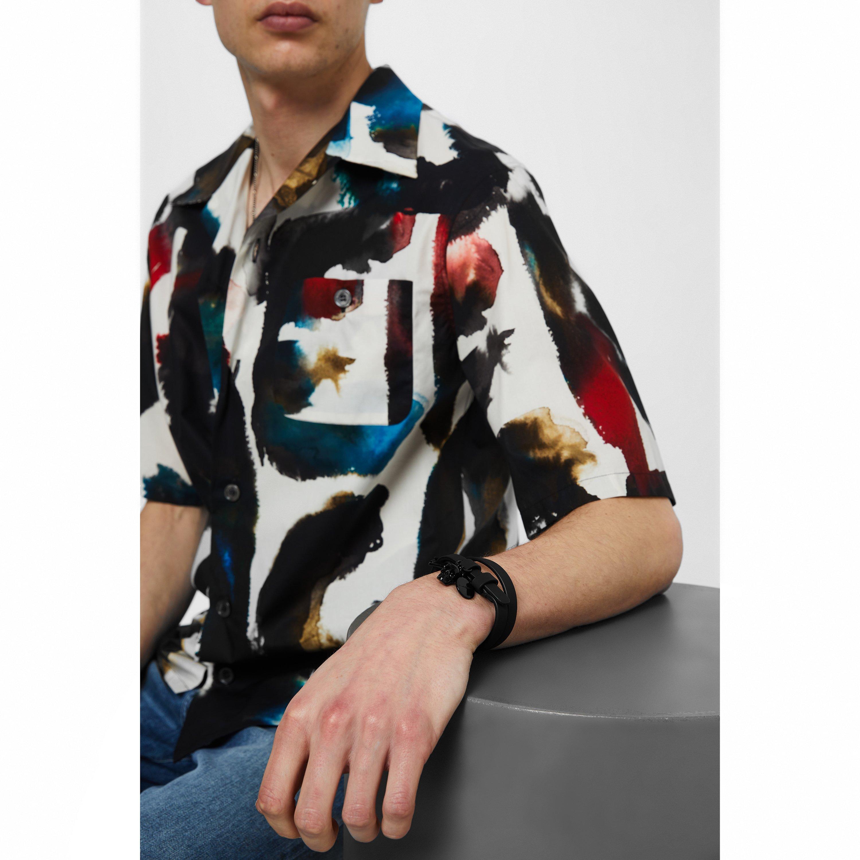 Studded Leather Wrap Bracelet