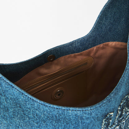 Women's Denim Hobo Bag