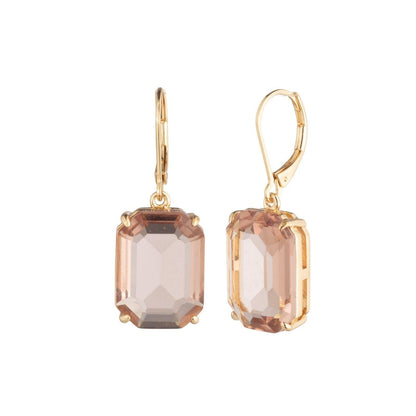 Lauren Ralph Lauren Gold & Rose Drop Earrings