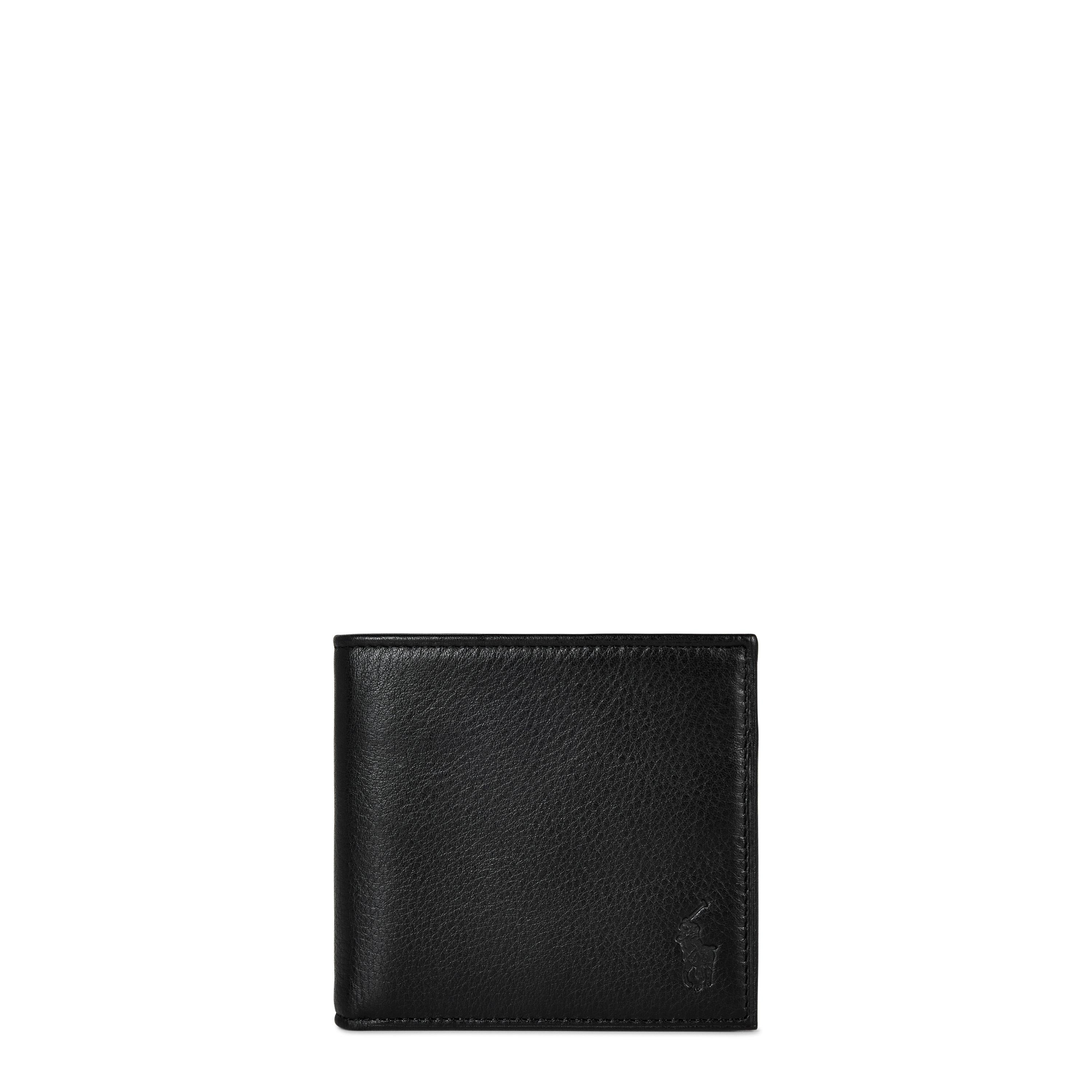 Mens Pebble Leather Billfold Wallet