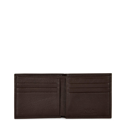 Mens Pebble Leather Billfold Wallet