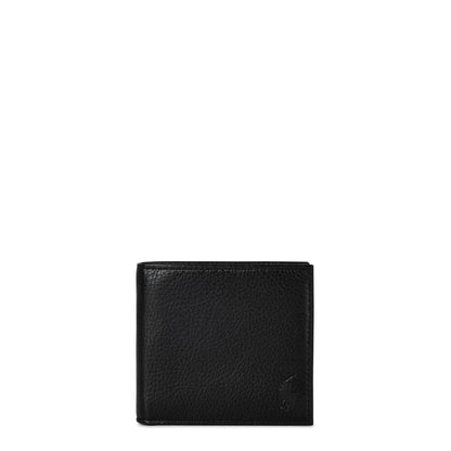 Mens Pebble Leather Billfold Coin Wallet