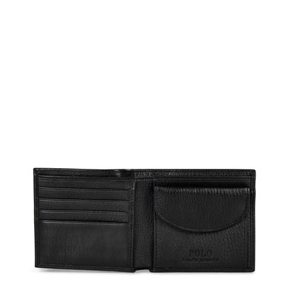 Mens Pebble Leather Billfold Coin Wallet