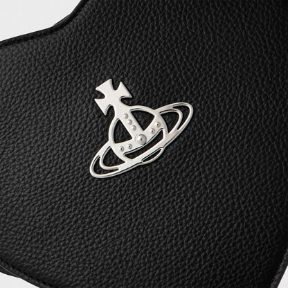 Viv Heart Croc Crossbody Bag
