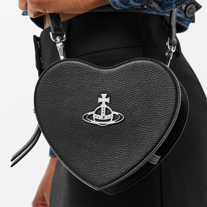 Viv Heart Croc Crossbody Bag