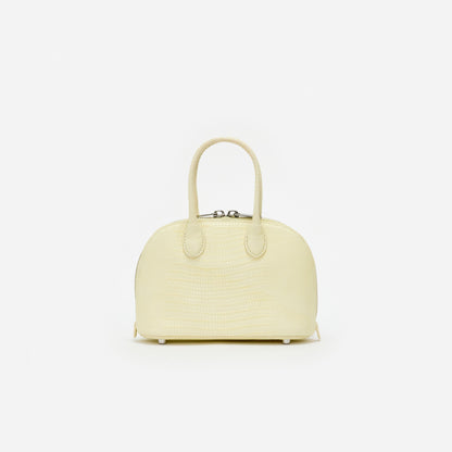 Embossed Leather Yellow Mini Bag