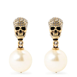 Alex Skull Drop Earrings