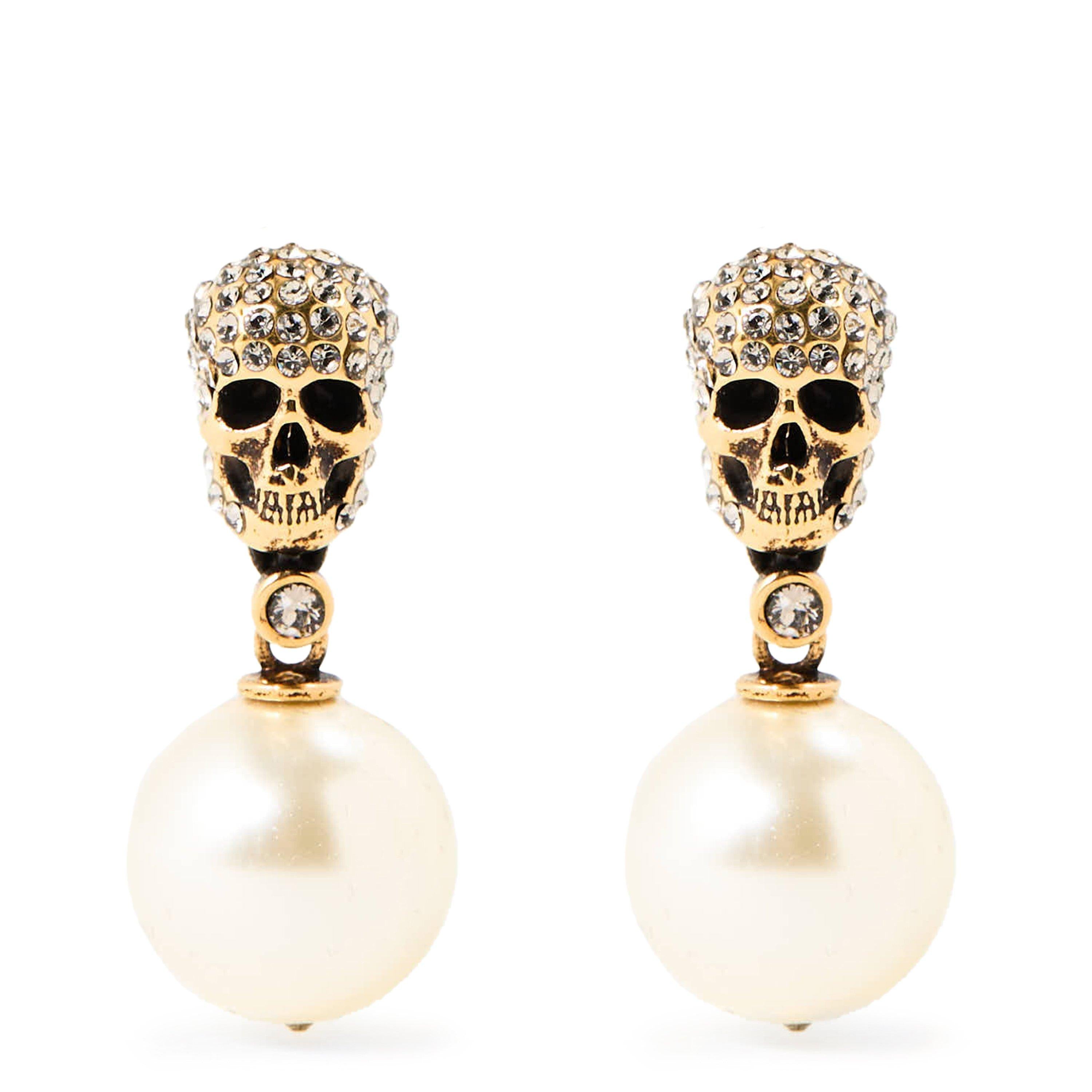 Alex Skull Drop Earrings