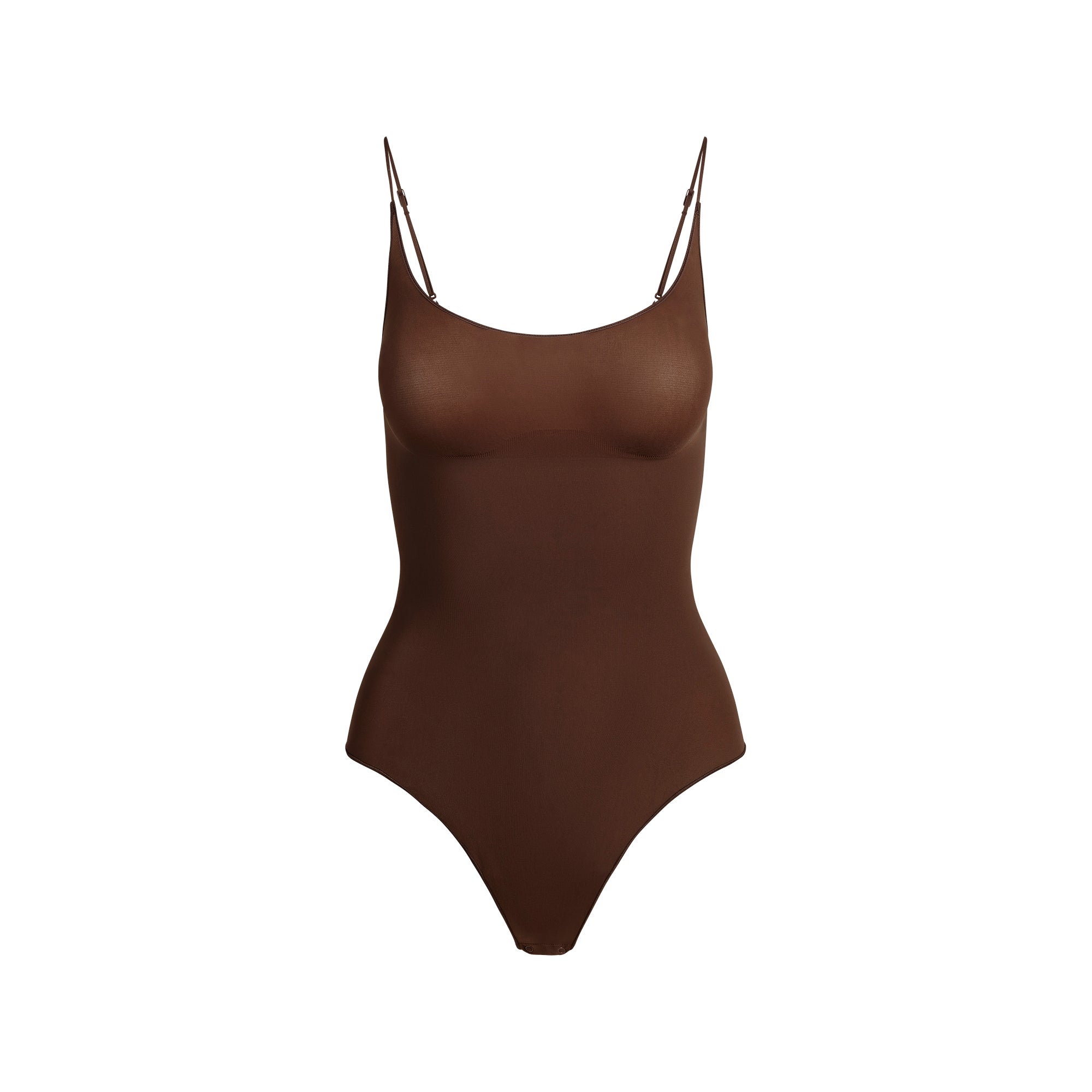 Sheer Seamless Thong Bodysuit
