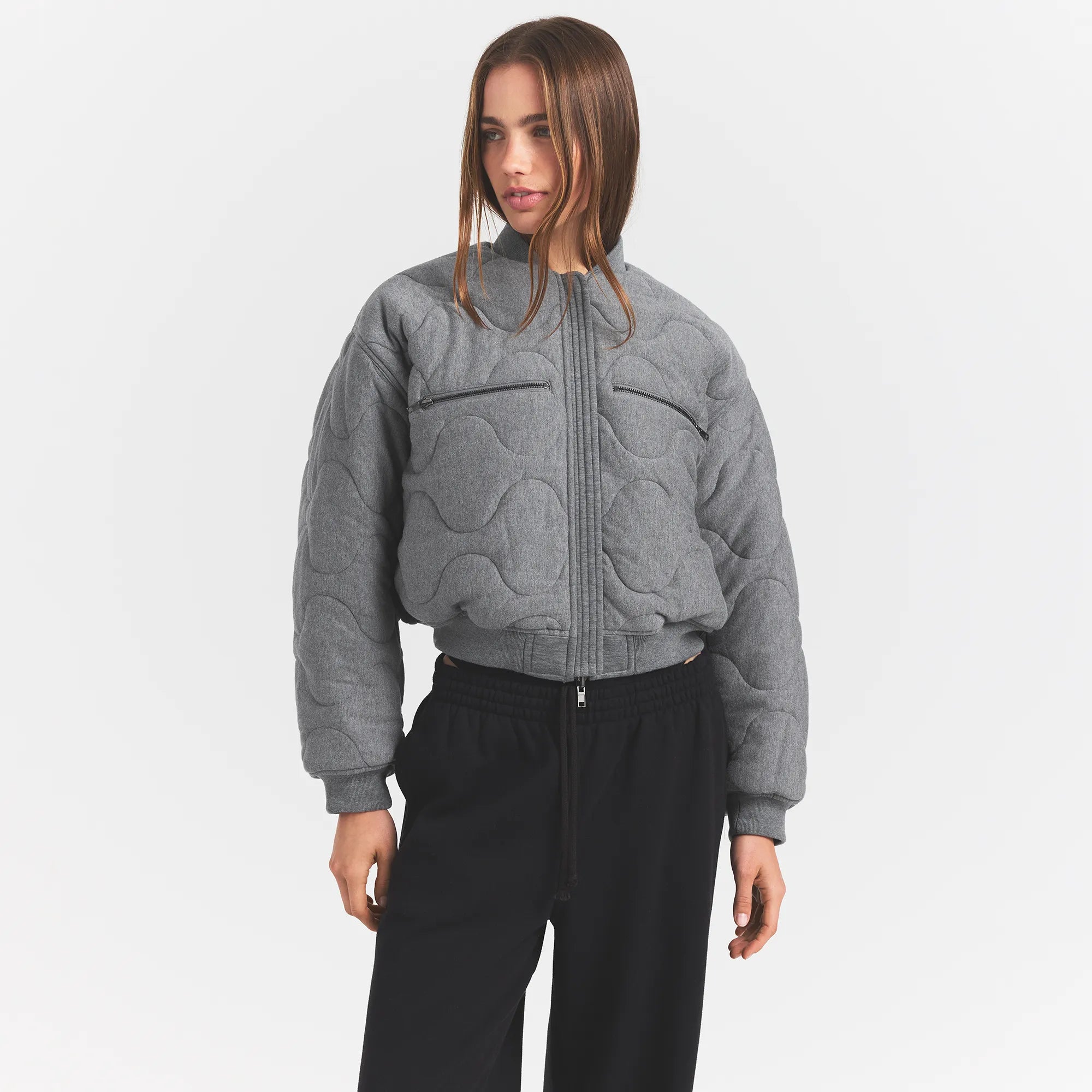 Neoprene Outerwear Reversible Bomber Jacket