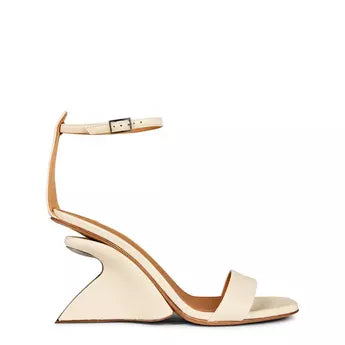 Off White  Jug Wedge Sandals