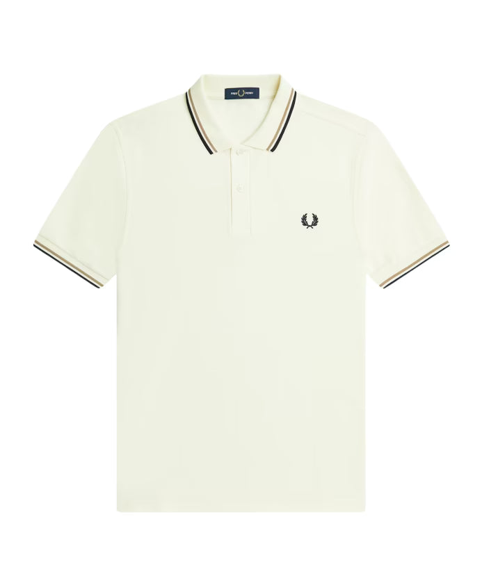 Fred Perry Classic Polo Shirt with Double Stripe