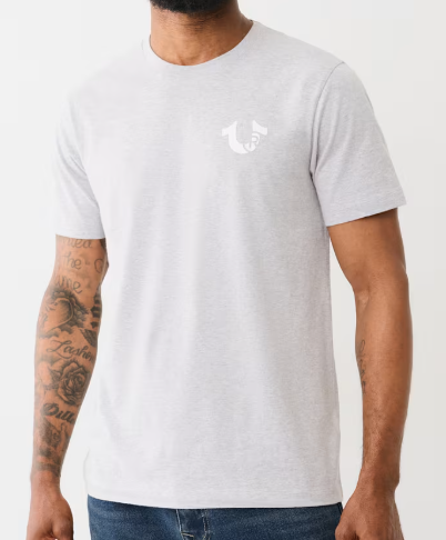 HORSESHOE FLAG PRINT TEE