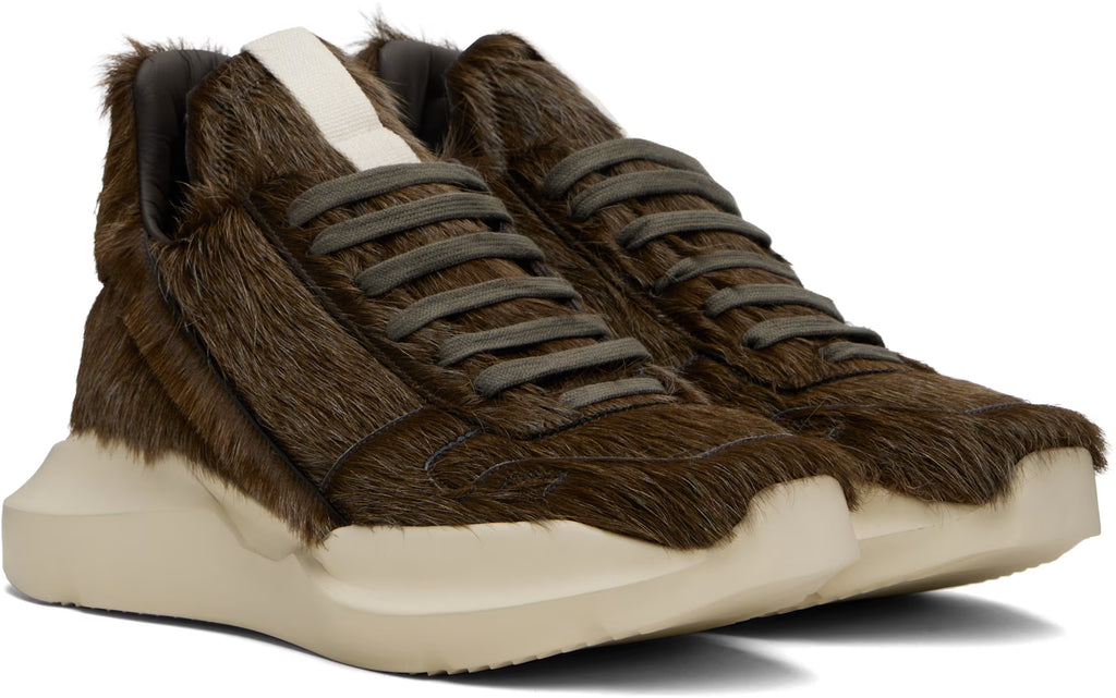 Brown Concordians Geth Runner Sneakers