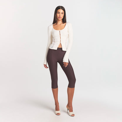 Lace Knit Long Sleeve Cardigan
