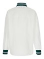 Jacquemus 'La Chemise Baseball' White Shirt with Embroidered Logo on the Front in Cotton Man