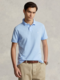 Polo ralph lauren "Regular Fit" Light Blue Polo Shirt with Classic Collar and Pony Embroidery on the Front in Cotton Piquet Man