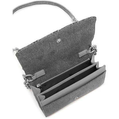 Diesel Quilted Denim Wallet On Chain