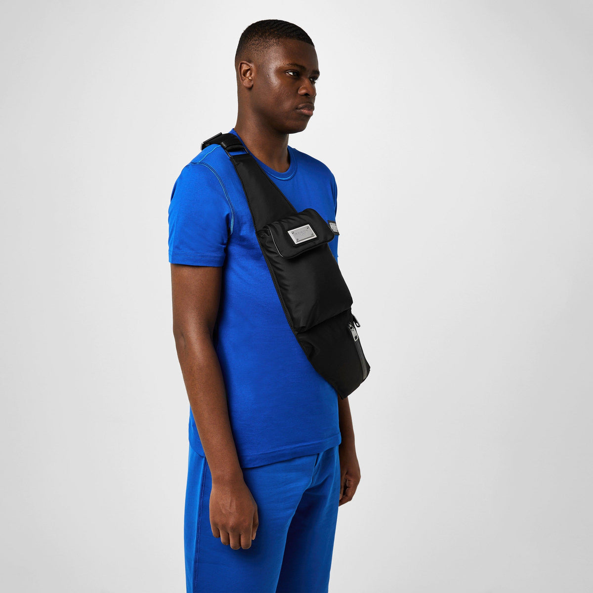 Logo Plaque Crossbody Belt Bag