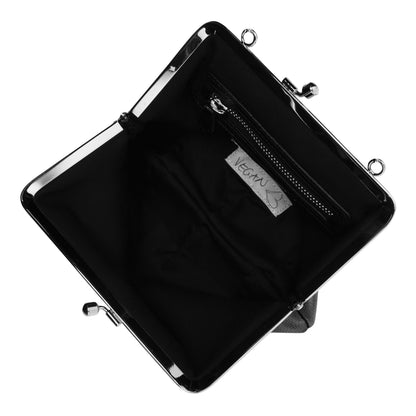 Textured Johanna Frame Purse