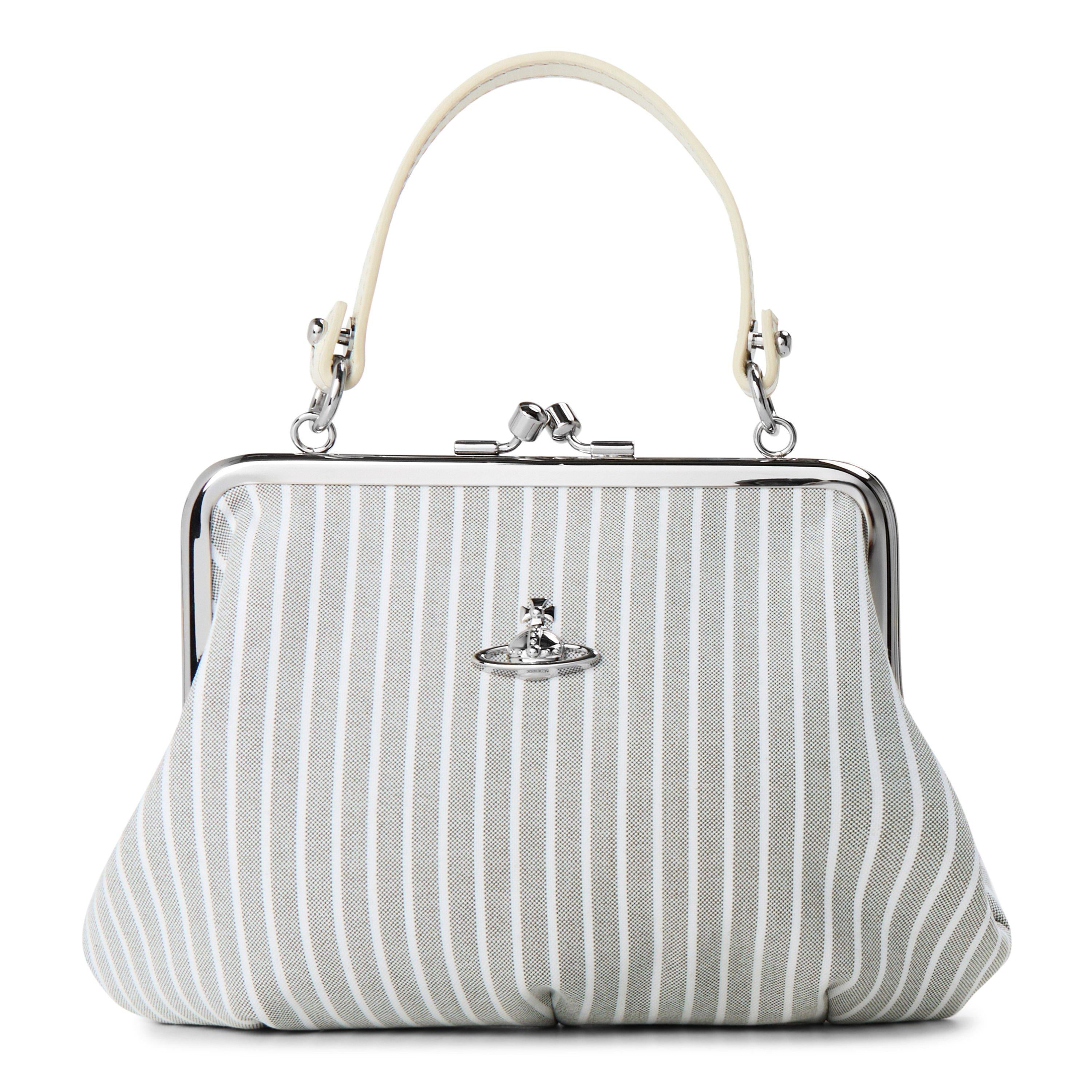 Textured Johanna Frame Purse