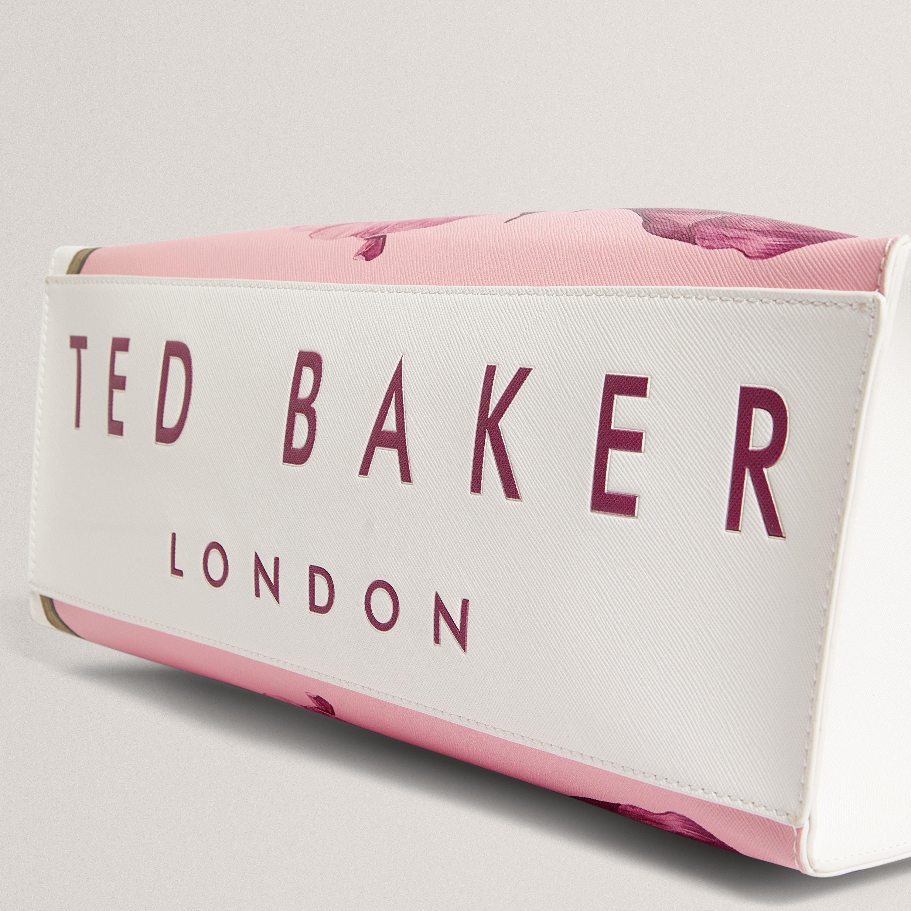 Ted Floral Medium Icon Tote Bag