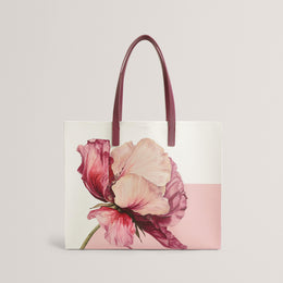 Ted Baker Floral Graphic XL Icon Tote Bag