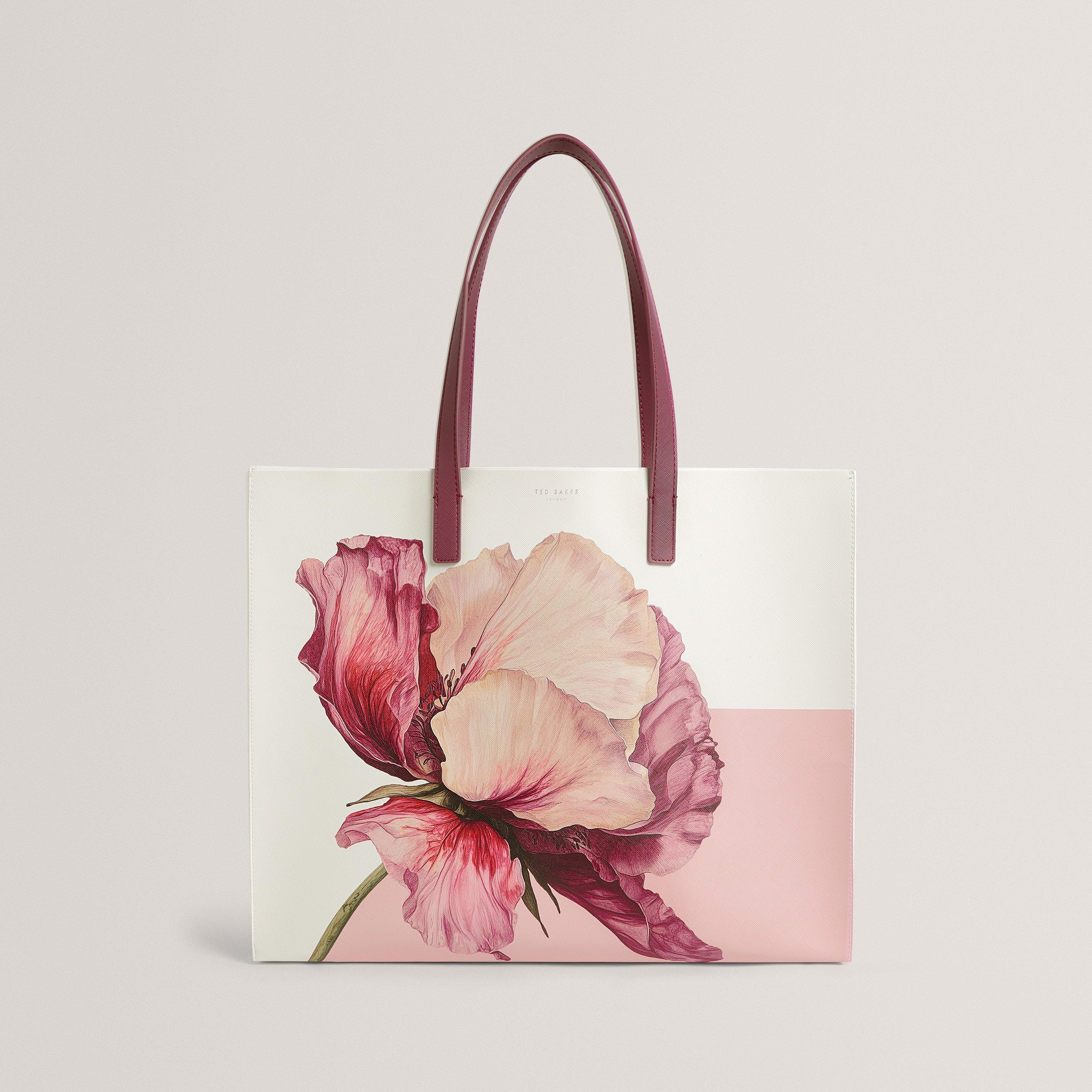 Ted Baker Floral Graphic XL Icon Tote Bag