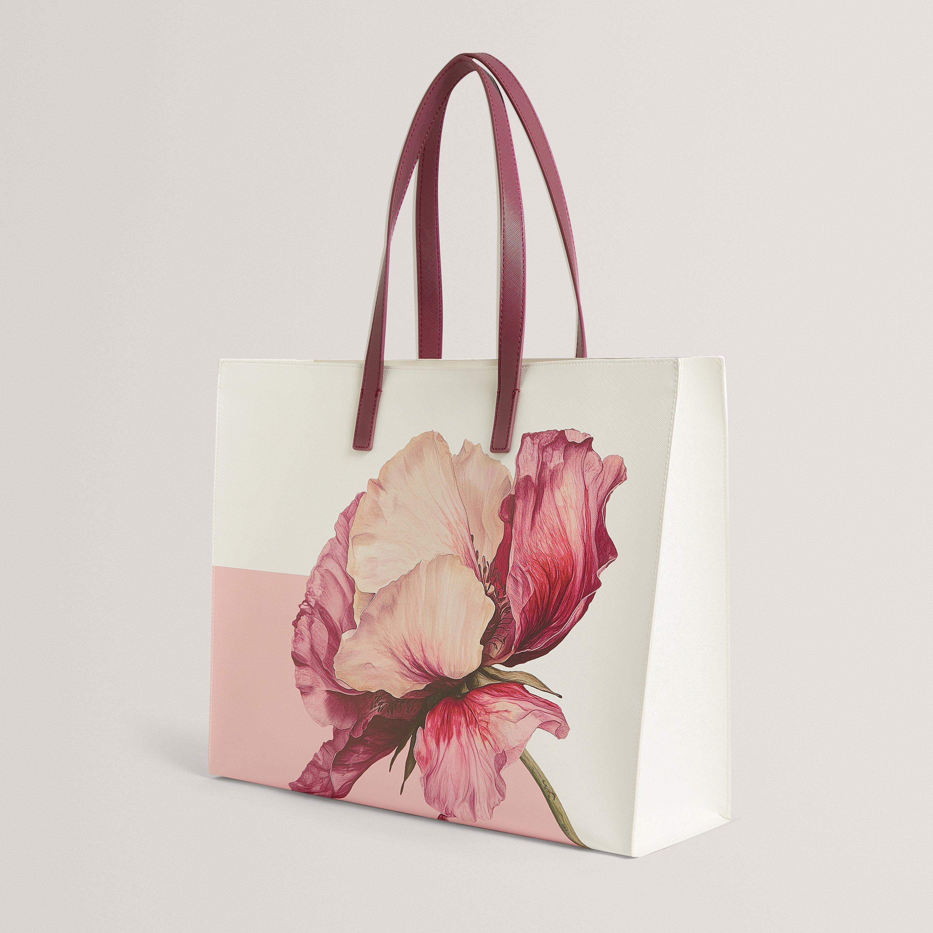 Ted Baker Floral Graphic XL Icon Tote Bag