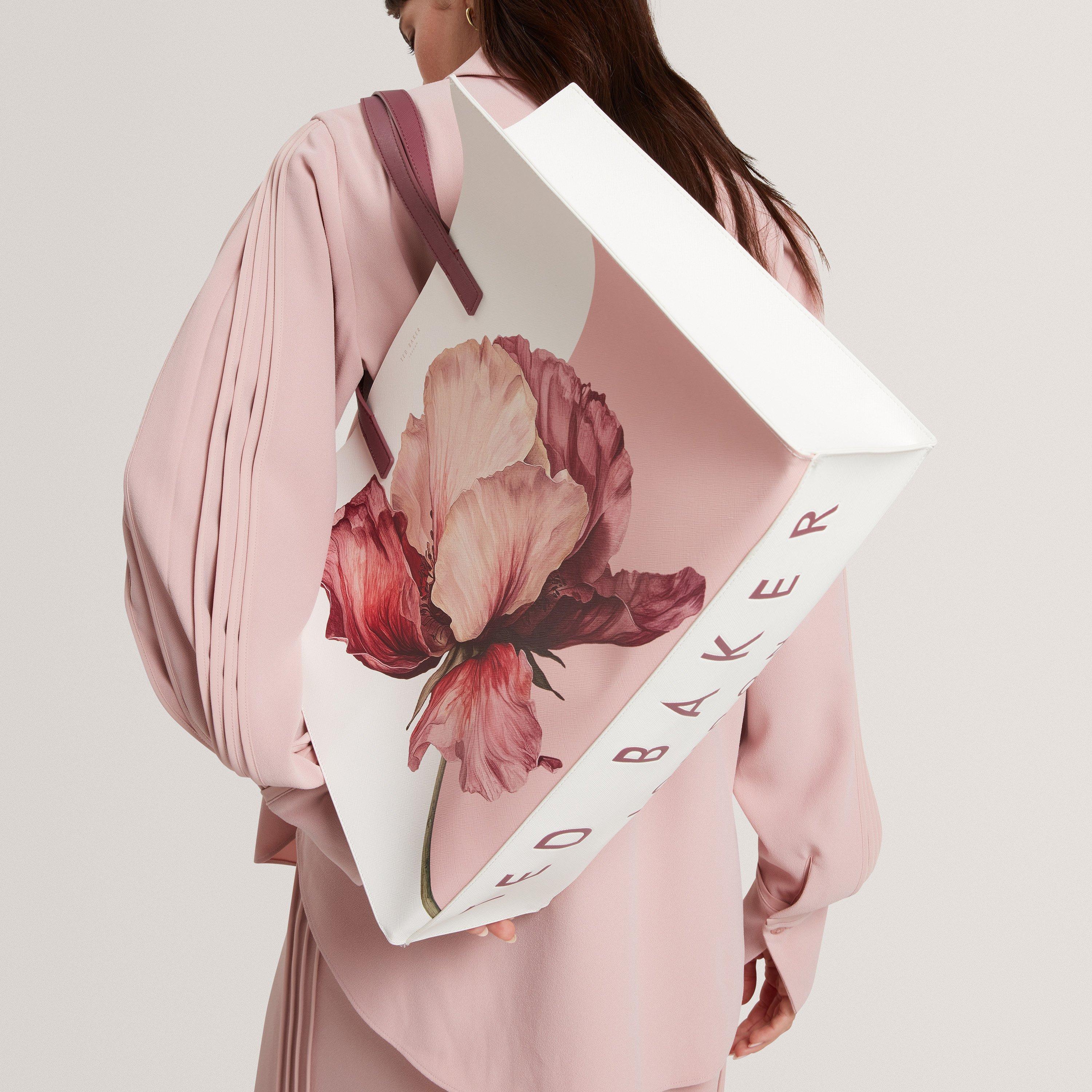 Ted Baker Floral Graphic XL Icon Tote Bag