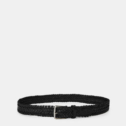 Smooth Leather Weave Belt