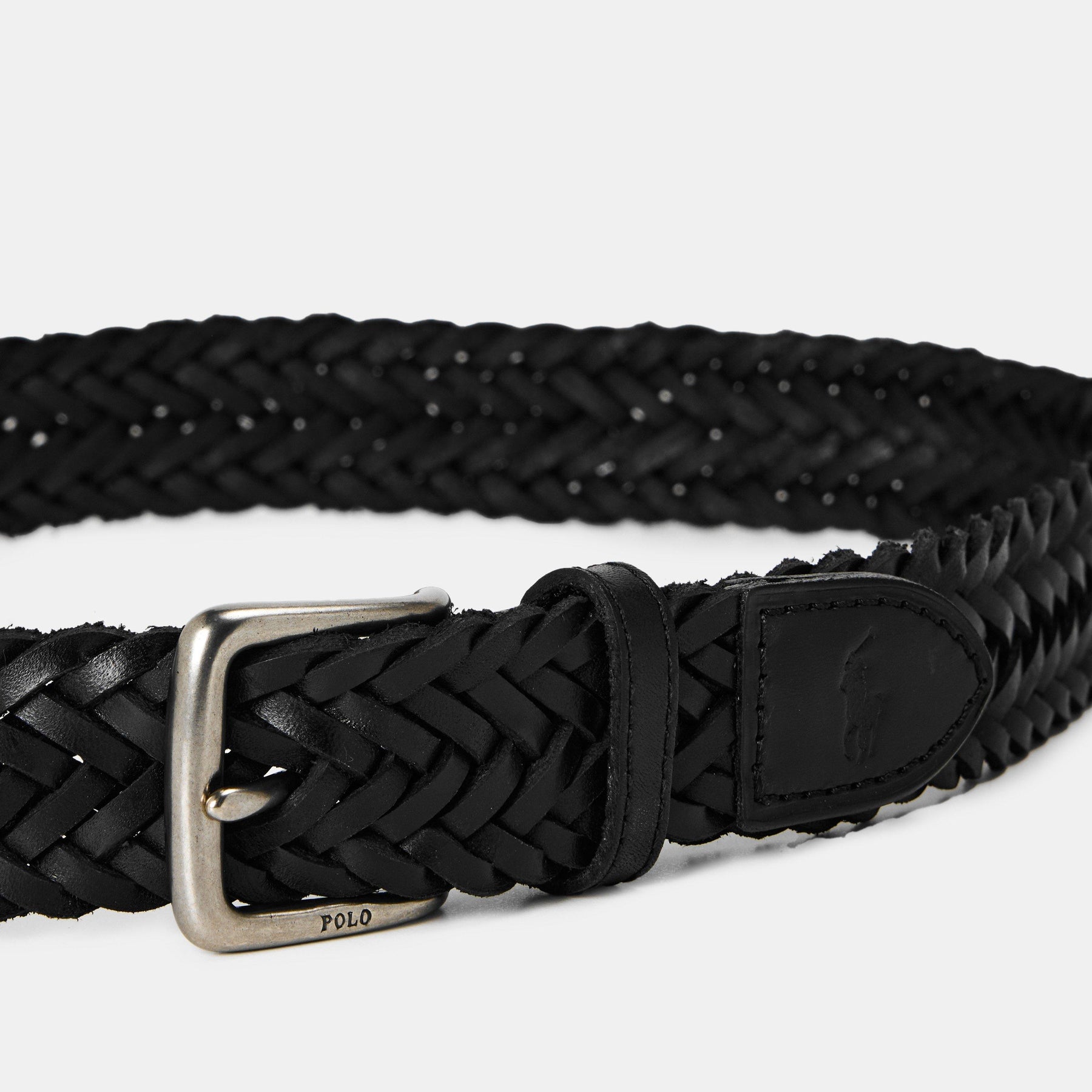 Smooth Leather Weave Belt