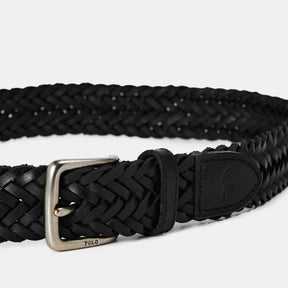 Smooth Leather Weave Belt