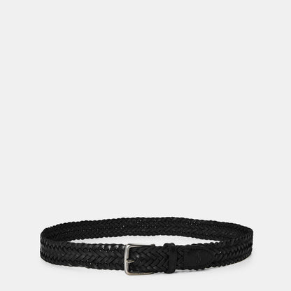Men's Smooth Weave Leather Belt