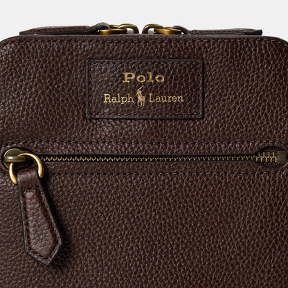 Men's Pebble Leather Cross Body Bag